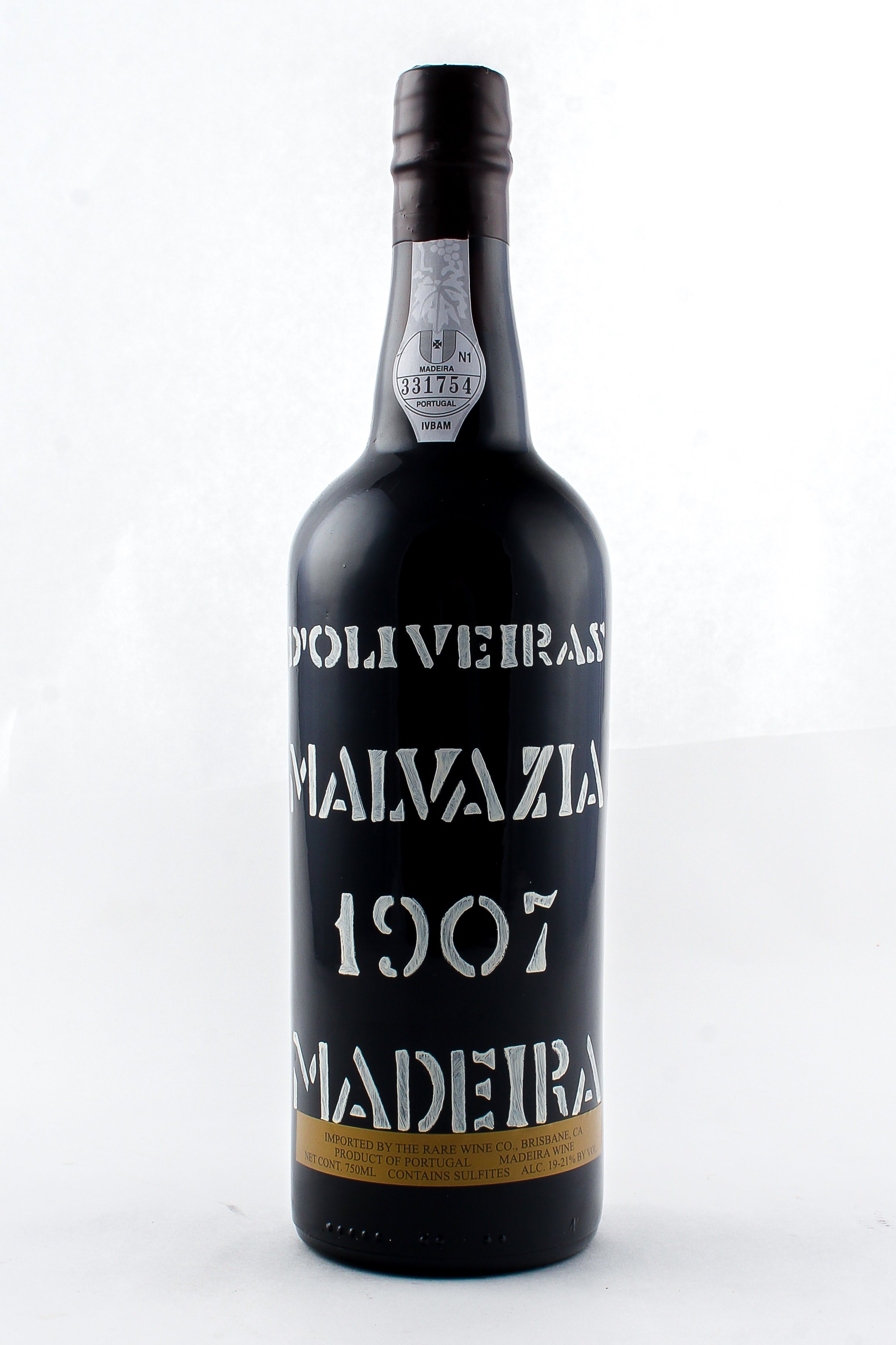 1907 D'Oliveira Malvasia Madeira 750 mL - Rare Wine Co.