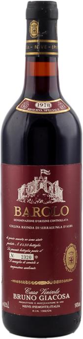 1978 Bruno Giacosa Barolo Collina Rionda Riserva 750 mL
