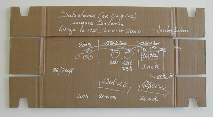 Selosse Schematic Anselme Selosse’s schematic for “Substance.”